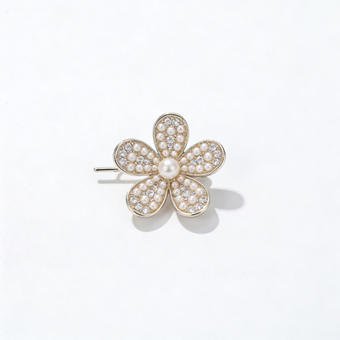 Pearl Flower Brooch