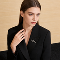Open Bar Pearl & Crystal Brooch