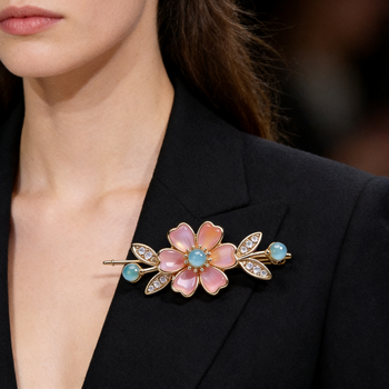 Pastel Flower Brooch