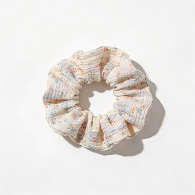 Ditsy Floral Gauze Scrunchie